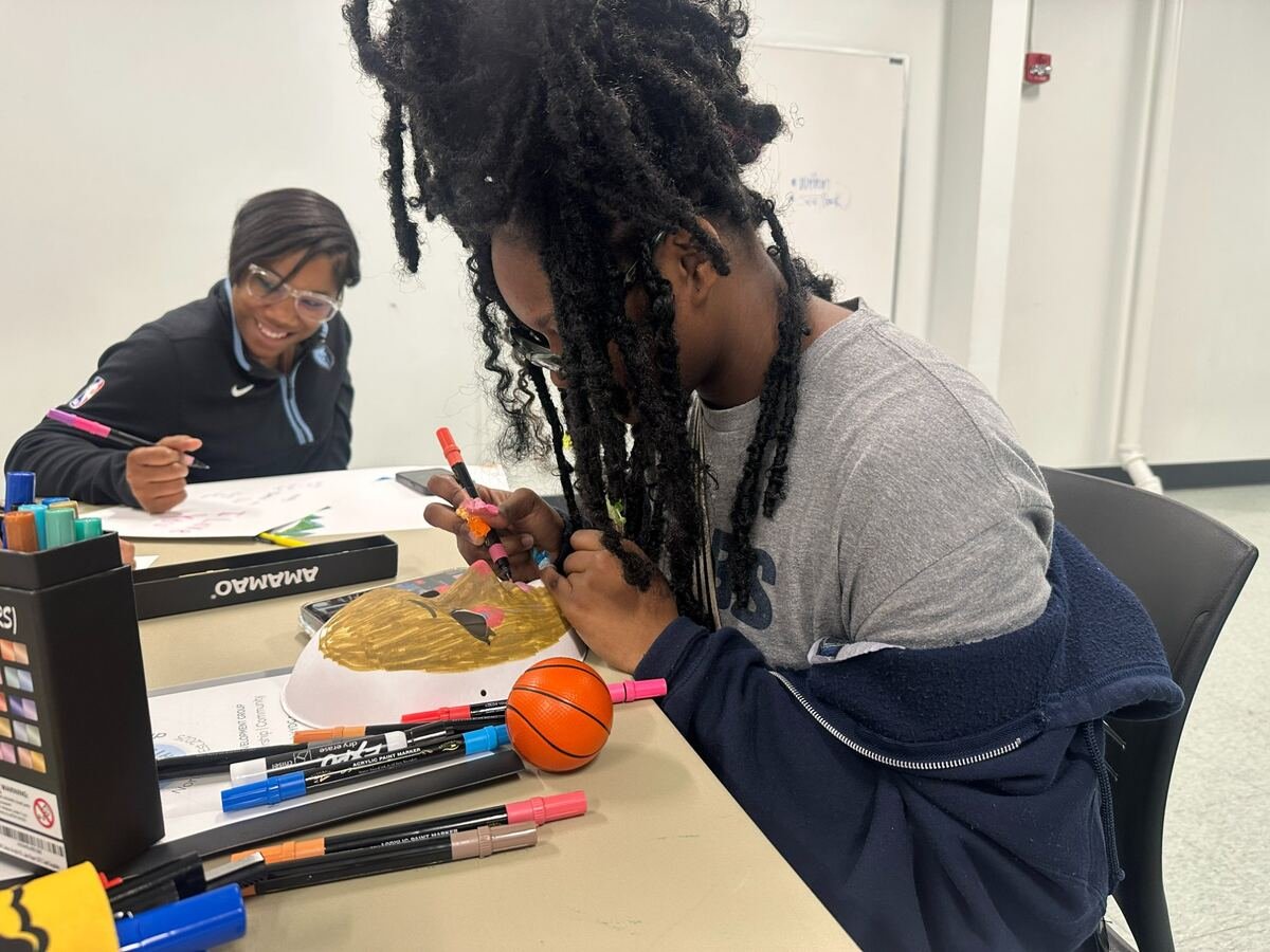 MYDG mask painting activity