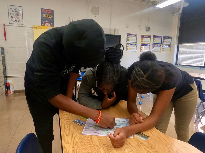 MYDG mentees in session